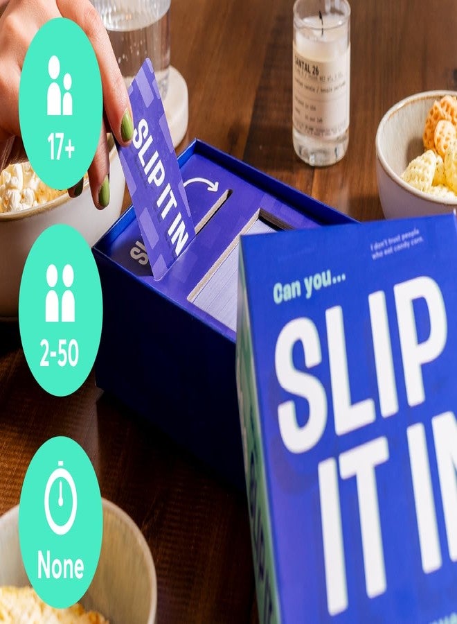 Gray Matters Games لعبة "Slip It in" من Gray Matters Games | سهلة التعلم واللعب | لعبة حفلات ممتعة للبالغين من عمر 17 عامًا فما فوق | مثالية لأي مناسبة - Image 4